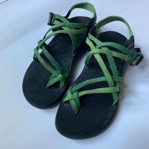 8.5 Chacos Green Double Strap Women's